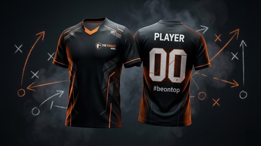 KnightMobs official 2026 player jersey, front and back